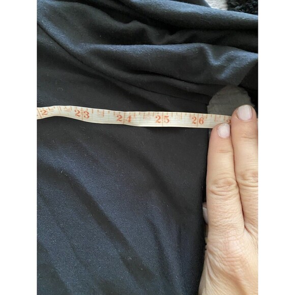 Land's End Women's Long Sleeve Soft Performance Roll Tab Tunic 2XL Black - Picture 10 of 12